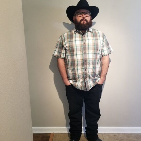 CARHARTT XL PLAID SHIRT. B12 - Picture 1 of 5